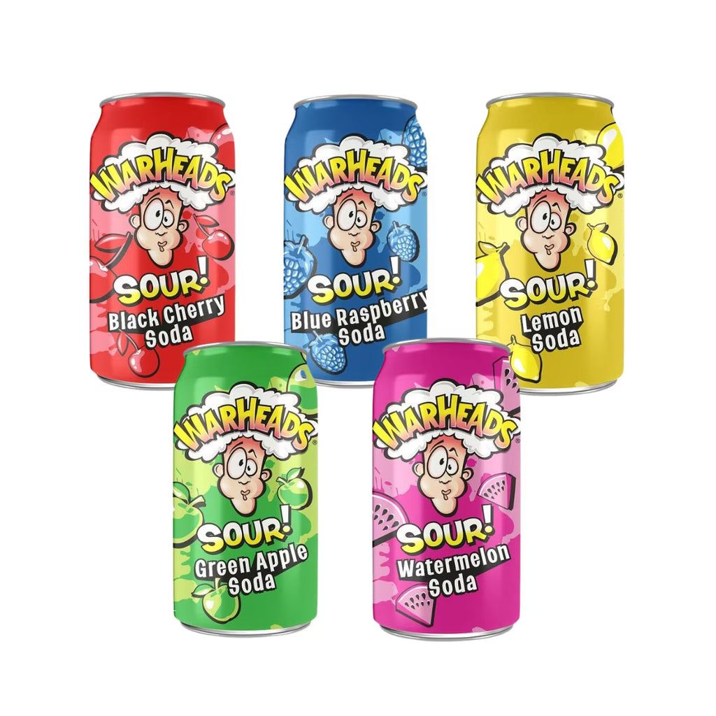 Warheads Sour! Can Blue Raspberry Lemonade