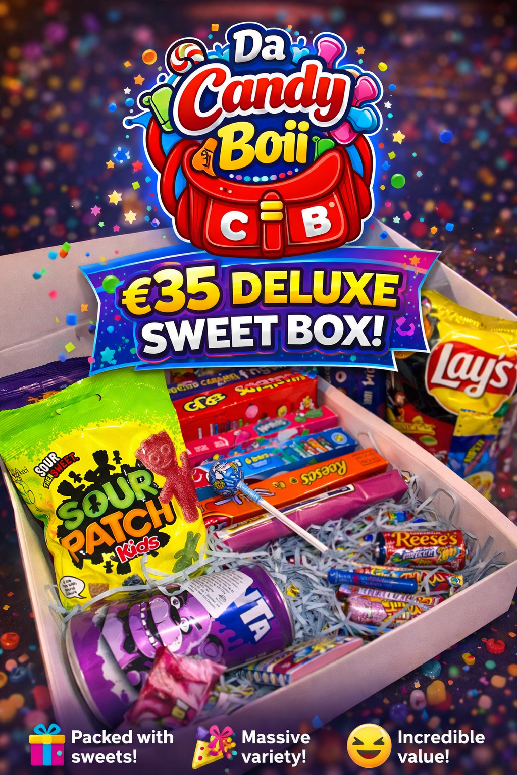 €35 Deluxe Sweet Box – DaCandyBoii