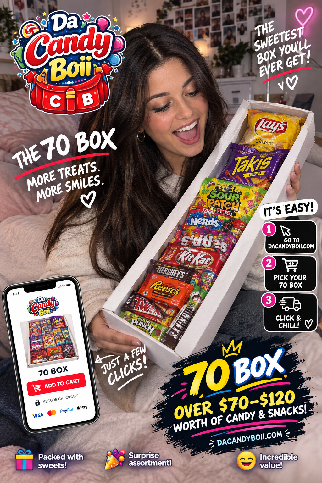 €70 Deluxe Mystery Box – The Ultimate Sweet Upgrade