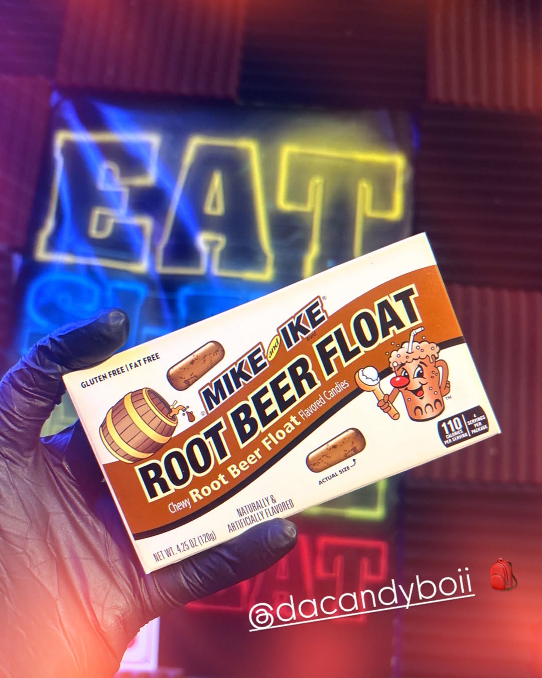 Mike & Ike Root Beer Float